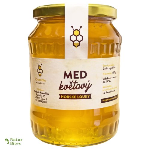 Med květový "Horské louky", český 950 g