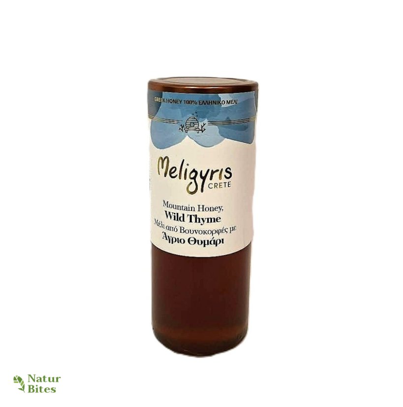 Řecký horský med "Divoký tymián", květový 800 g, MELIGYRIS