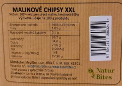 Maliny celé lyofilizované-chipsy (sušené mrazem), 600 g
