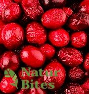 Brusinky lyofilizované prášek 100 g, NaturBites