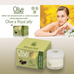 OLIVE Liftingový krém na obličej a krk Mateří kašička 50 ml