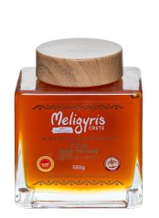 Řecký med "Pefkothymaromelo Kritis P.D.O"-exclusive 550 g, Meligyris