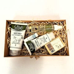 Kosmetická dárková sada "Olivová péče s oslím mlékem", Olive