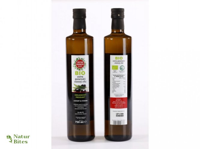 CRETAN FARMERS Extra panenský olivový olej BIO - Litry: 500 ml