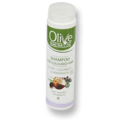 OLIVE Šampon na barvené vlasy Kokos a Laskavec 200 ml