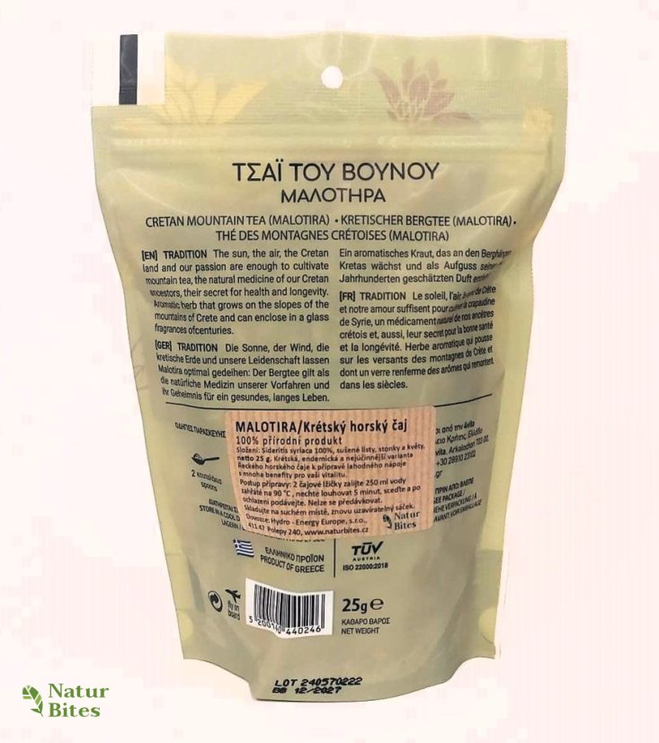 MALOTIRA/Krétský horský čaj 20 g, 4vita