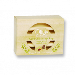 Olivové Masážní mýdlo Oslí mléko 100 g