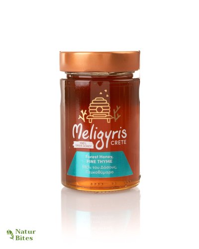 Řecký med lesní "Tymián+Pinie", smíšený 270 g, MELIGYRIS