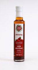 CRETAN FARMERS Dressing s extra panenským olivovým olejem Chilli papričky 250 ml