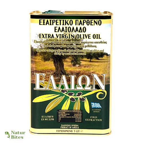 Extra panenský olivový olej, jakostní "ELAION" 3l, Elmar/Kréta