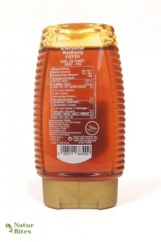 Řecký med, lesní "Pinie",  plastová dóza 250 g