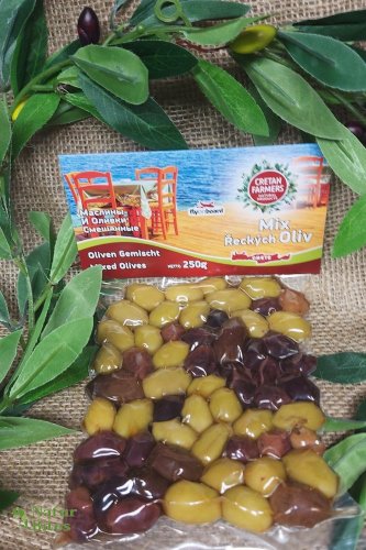 CRETAN FARMERS Olivy řecké Mix 250 g