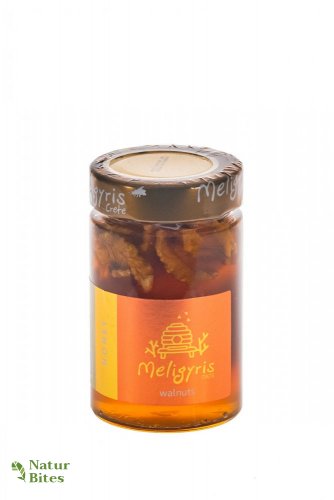 Vlašské ořechy v krétském piniovém medu 270 g, MELIGYRIS