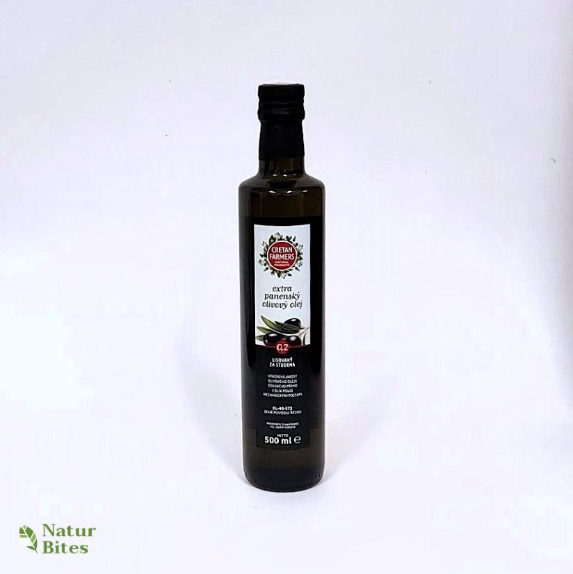 Extra panenský, prémiový olivový olej 500 ml, Cretan Farmers
