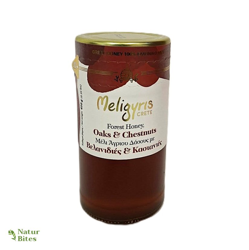 Řecký lesní med "Dub+Kaštan", květový 450 g, MELIGYRIS