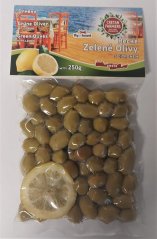 CRETAN FARMERS Olivy řecké zelené Citron 250 g