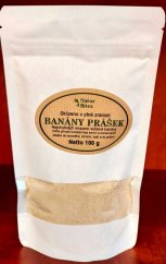 Banány lyofilizované-prášek (sušené mrazem) 100 g, NaturBites