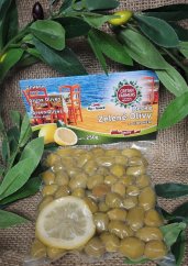 CRETAN FARMERS Olivy řecké zelené Citron 250 g