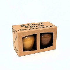 Dárková sada Káva v medu+Zázvor v medu, 2x 250 g