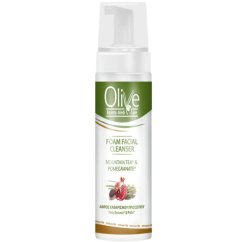 OLIVE Čisticí pěna na obličej Horský čaj a Granátové jablko 150 ml