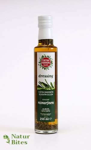 CRETAN FARMERS Dressing s extra panenským olivovým olejem Rozmarýn 250 ml