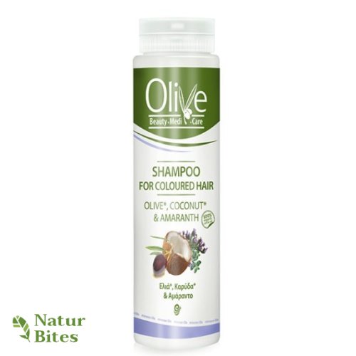 OLIVE Šampon na barvené vlasy Kokos a Laskavec 200 ml