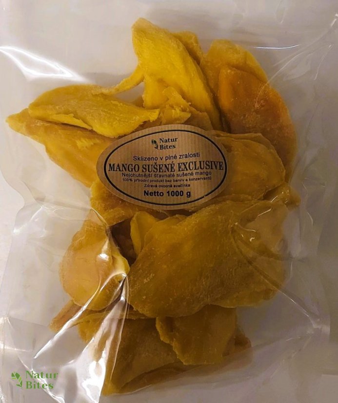 Sušené mango exclusive 1000 g, NaturBites