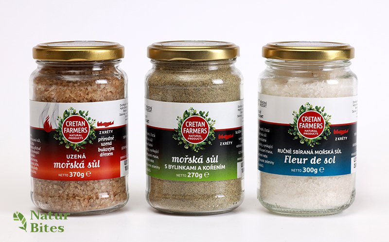 CRETAN FARMERS Mořská sůl Bylinky a Koření 270 g