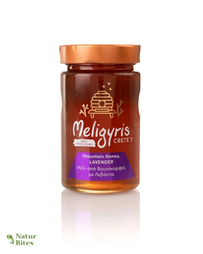 Řecký horský med "Levandule", květový 450 g, MELIGYRIS