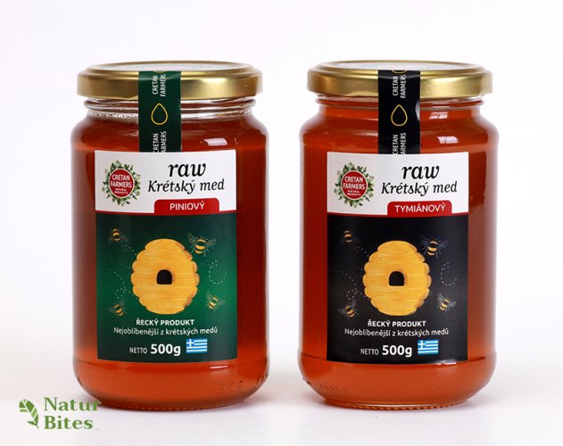 CRETAN FARMERS Med krétský RAW Tymiánový 500 g