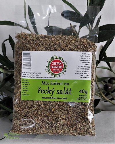 CRETAN FARMERS Mix koření na Řecký salát eko balení 40 g