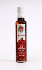 CRETAN FARMERS Dressing s extra panenským olivovým olejem Extra ostré Chilli papričky 250 ml