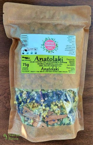 Bylinný čaj, směs "Anatolaki" doypack 75 g, Cretan Farmers