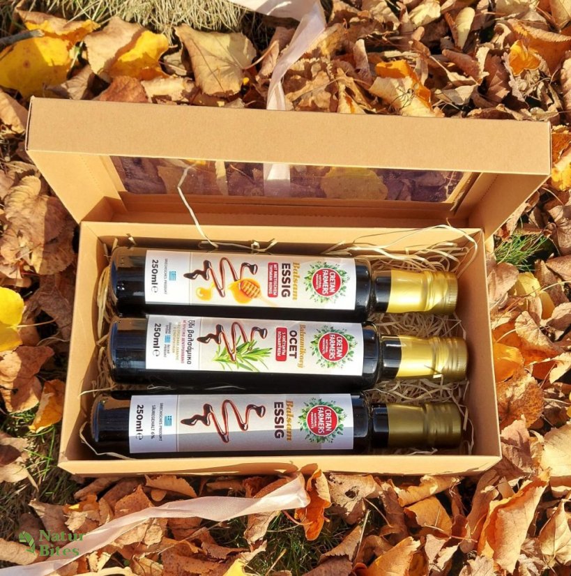 Dárková sada "Exkluzivní balzamikové octy" 750 ml