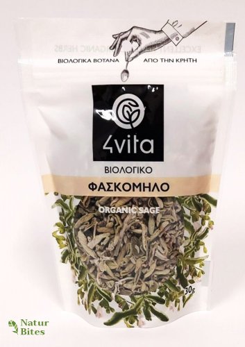 Šalvěj bílá/Šalvěj krétská BIO 30 g, 4Vita