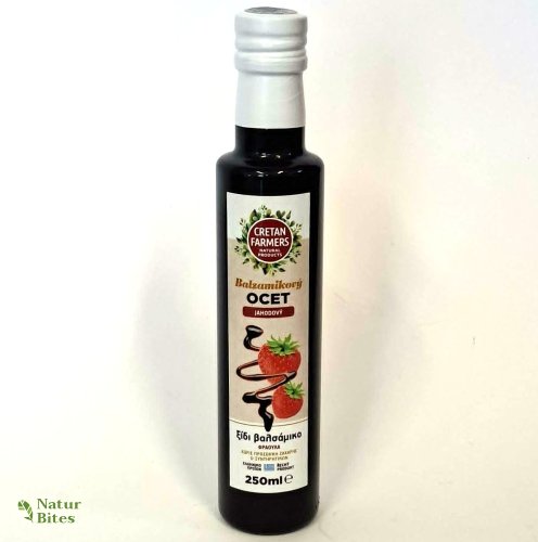 CRETAN FARMERS Balzamikový ocet Jahoda,  250 ml