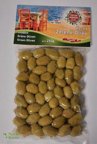 CRETAN FARMERS Olivy řecké Zelené 250 g