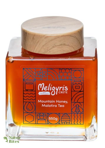 Řecký med horský, květový "Malotira-exclusive" 550 g, MELIGYRIS