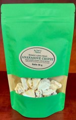 Ananas lyofilizovaný (sušený mrazem) 50g, NaturBites