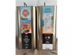 CRETAN FARMERS Extra panenský prémiový olivový olej EVOO Plechová dóza 5 l